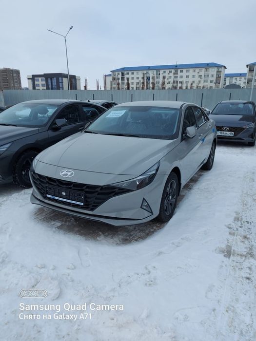 Hyundai Elantra цвет cyber grey cn7