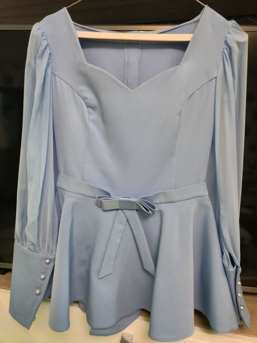 Costum dama elegant, #babyblue