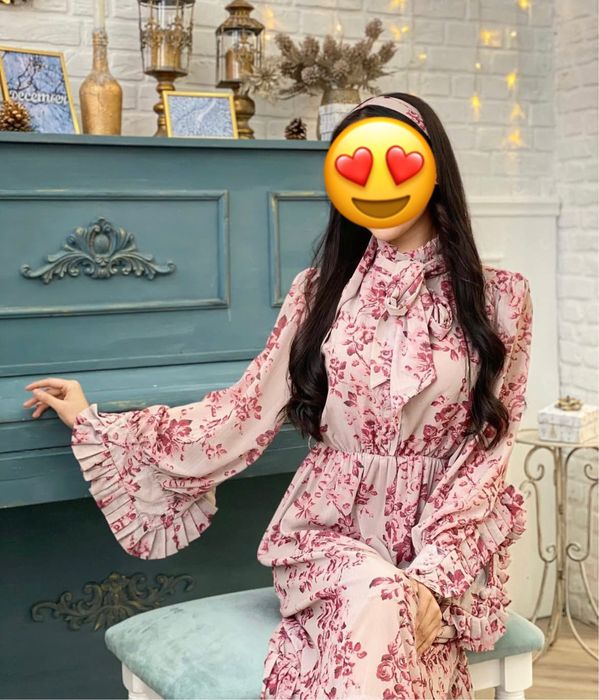 Платье шифоновое вечернее