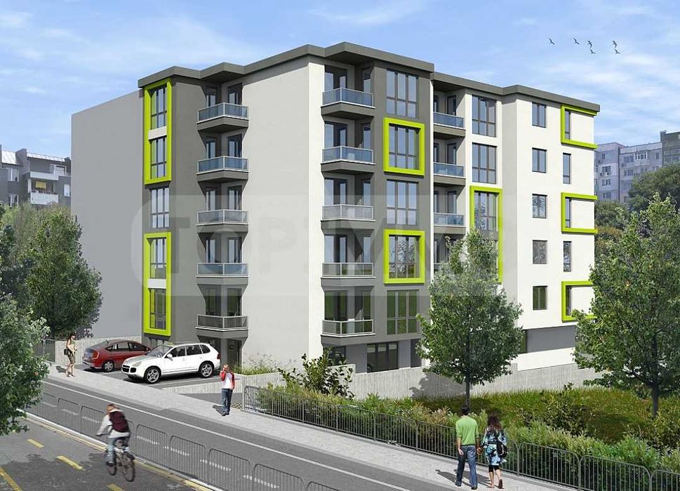 Двустаен апартамент в нова сграда в кв. Кайсиева градина