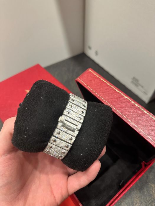 Iced out Cartier Santos