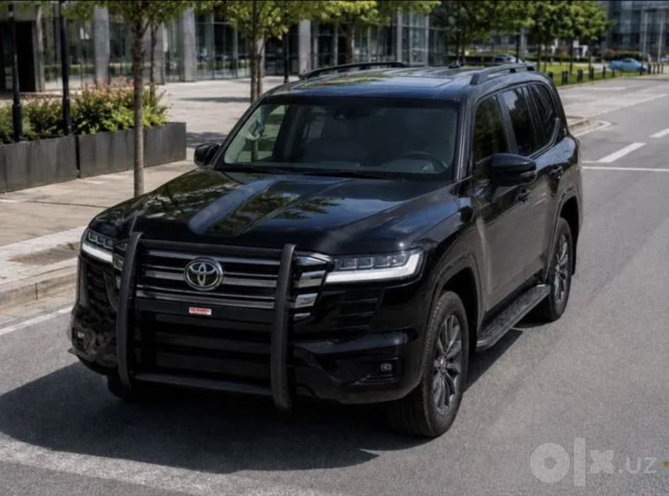 Защита бампера на Toyota Land Cruiser 300 Rav4