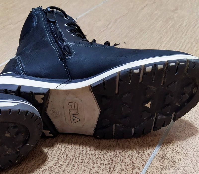 Топли есенно-зимни кожени боти за Момче