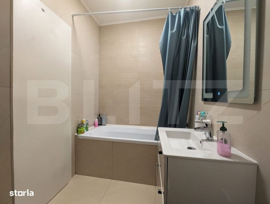 Apartament modern 2 camere + balcon – zona Prima Arena