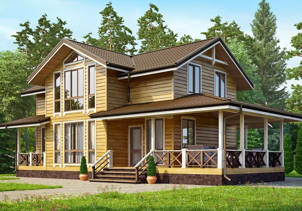 Дома деревянные экологический чистые и доступные