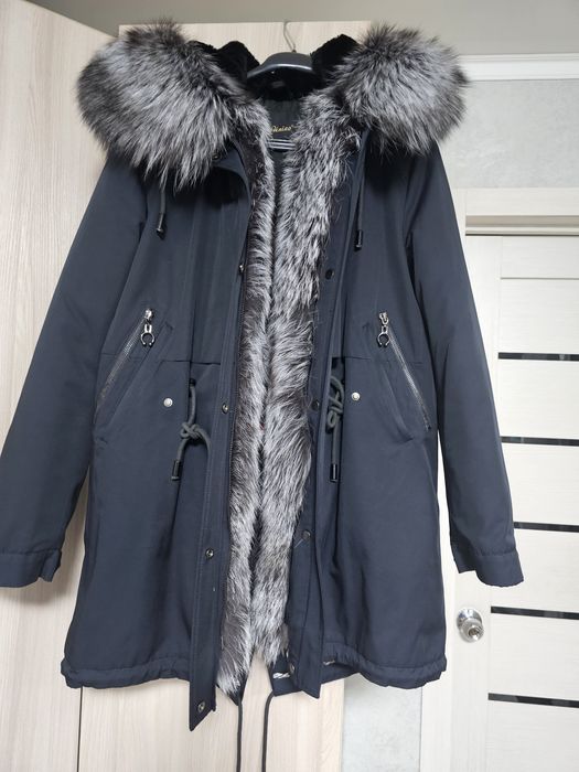 Куртка Парка синий цвет