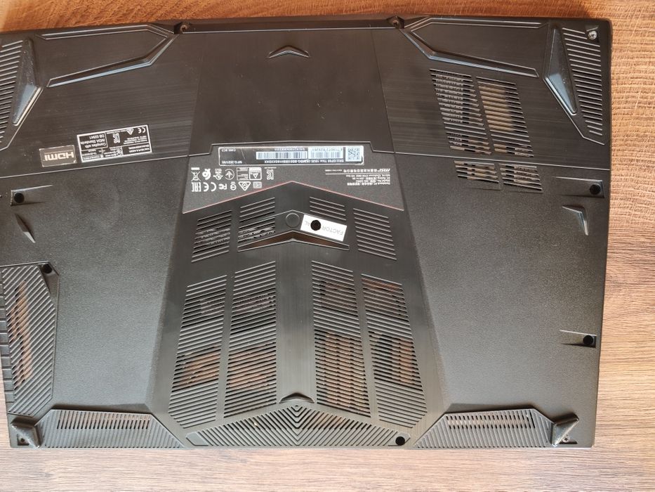 Геймърски лаптоп msi gf65 rtx3060 6gb i5 10500h