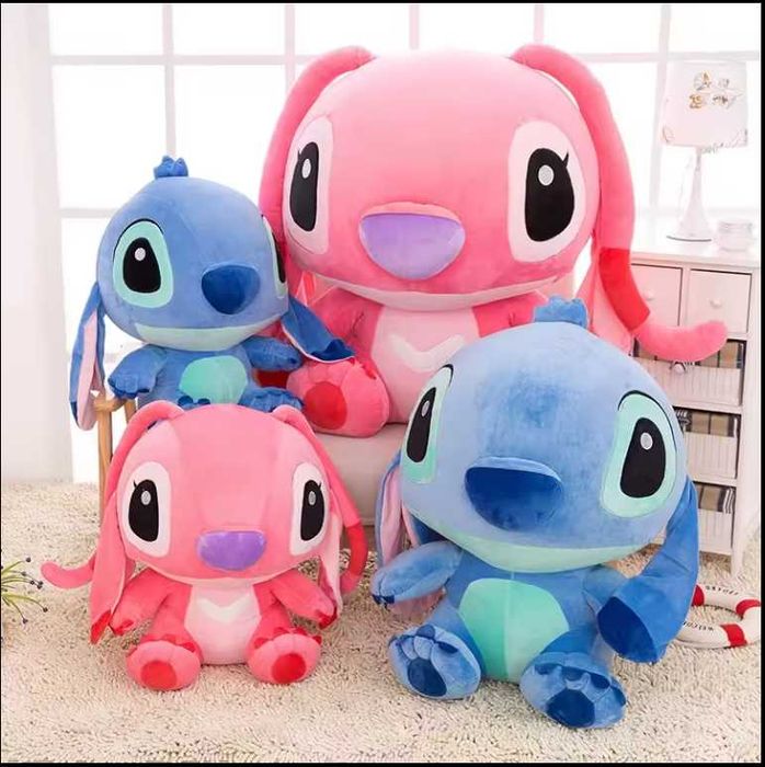 Плюшена играчка Lilo Stitch, 55см, Лило Стич плюшени, Плюшен Стич