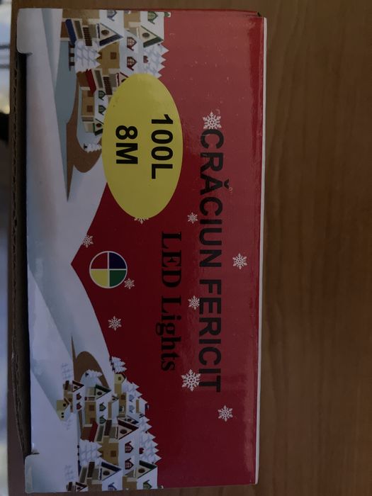 Instalatie  craciun 100 led 8 m