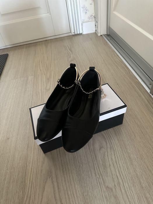 Chanel балетка чёрный