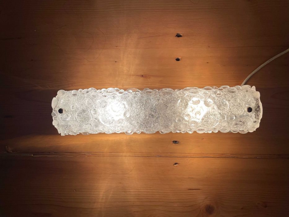 lampa perete aplica Hillebrand by Kalmar Franken iceglas art deco rara