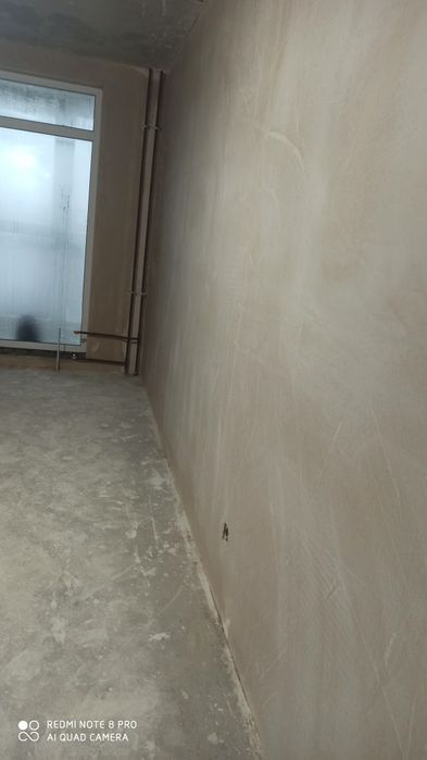 Штукатурка стен под маяк ручная