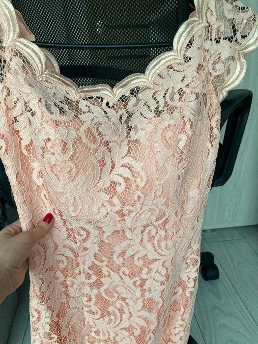 Rochie de seara Peek & Cloppenburg roz pudra