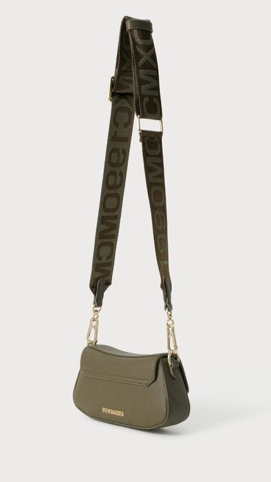 Steve Madden – дамска чанта тип baguette, маслинено зелено
