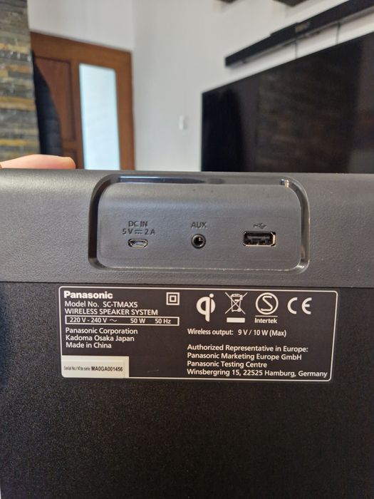 Boxă  Panasonic model SC-TMAX5EG-K 150W