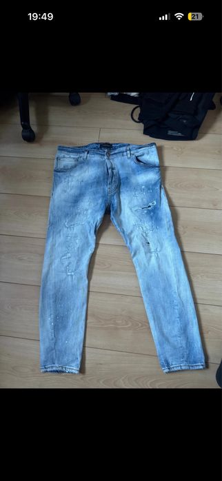 Blugi alabstru deschis - Ripped