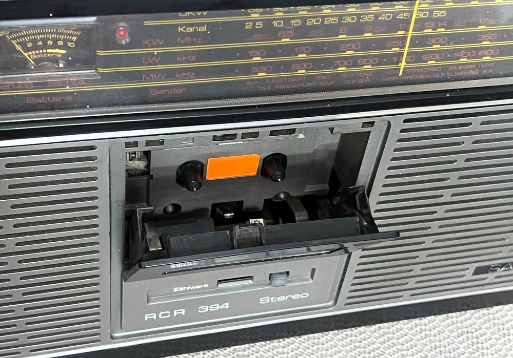 Casetofon retro SABA RCR 394 Stereo – Piesă de colecție anii ’80