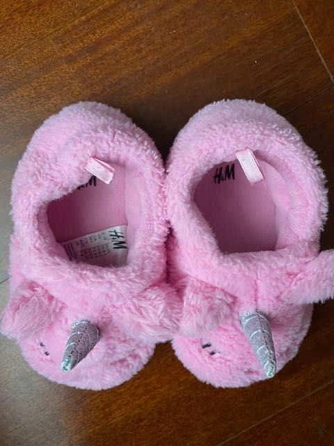Пантофи H&M - два чифта, розови и бели
