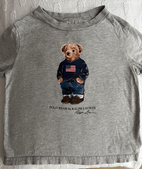 Ralph Lauren тениска с мече - 18мес.