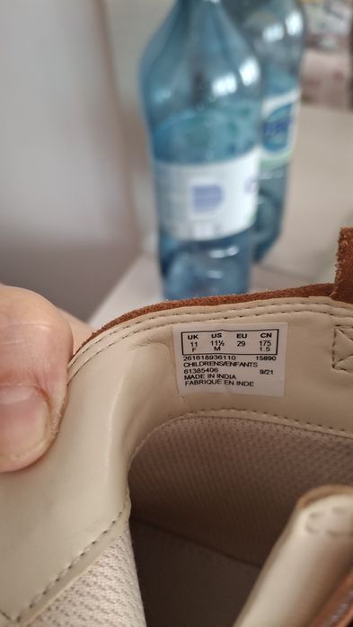 Ghete fetițe primăvară-toamnă Clarks piele naturala 29