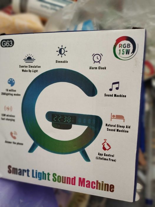 Зарядка, ночник,  часы 3в1