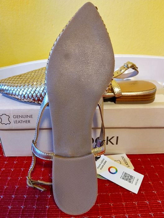 Сандали натурална кожа