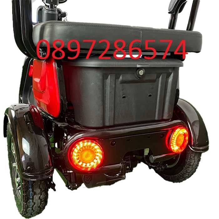 Уникална Електрическа Триколка Скутер модел C1+  -  50км Преход