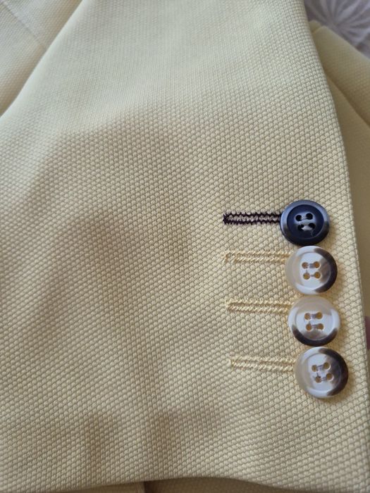 Sacol barbati galben pastel