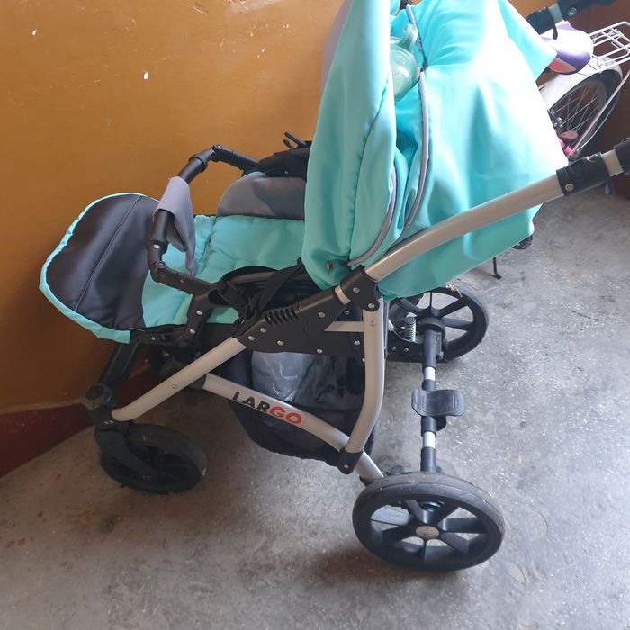 Carucior 3 in 1 albastru