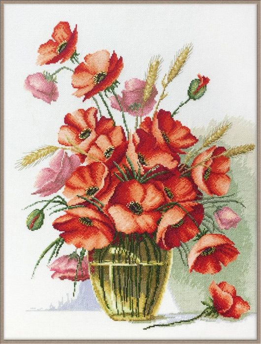 Набор для вышивания «Очарование маков»