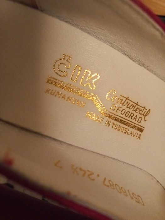 Туфли женские красные