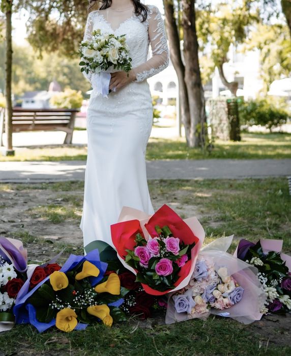 Rochie de mireasa / 152cm înălțime mireasa