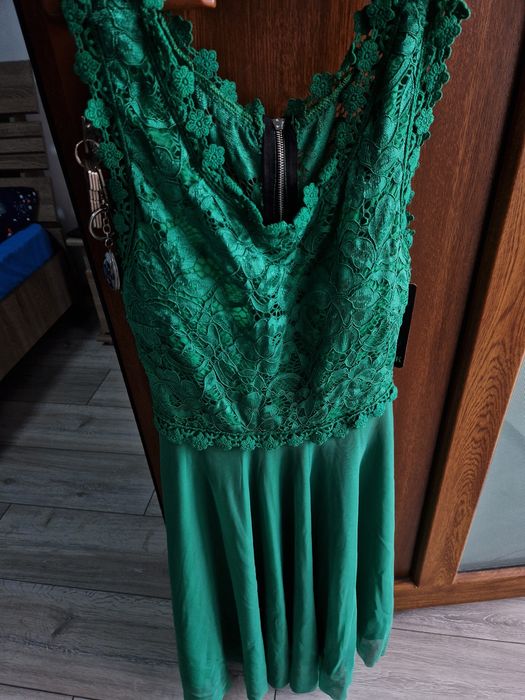Rochie de zi verde