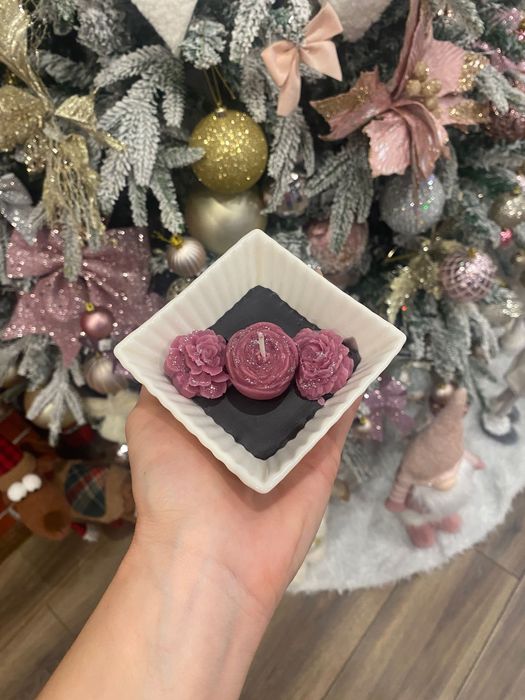 Ръчно изработени свещи от соев восък.