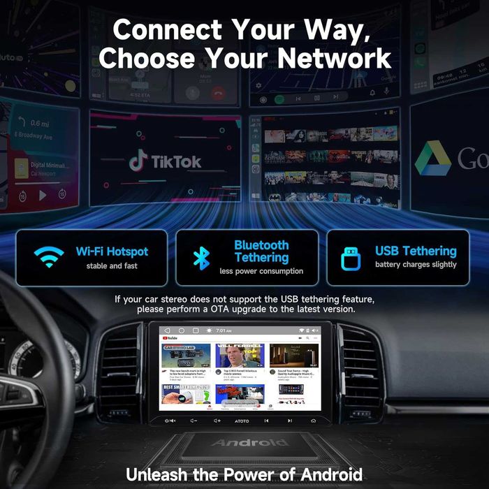 Navigatie, Casetofon Auto Atoto A5L 2 DIN și Android