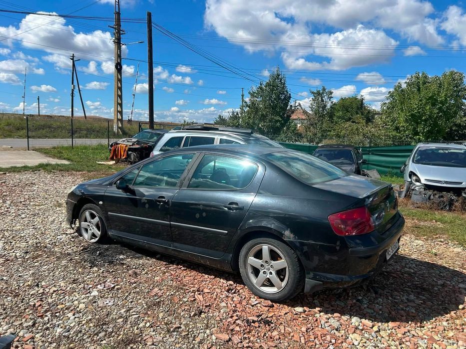 Piese Peugeot 407 an 2007 DE EUROPA  motor 1.6 HDI PERFECT FUNCTIONAL.caseta directie turbo plansa bord cutie viteze injectoare