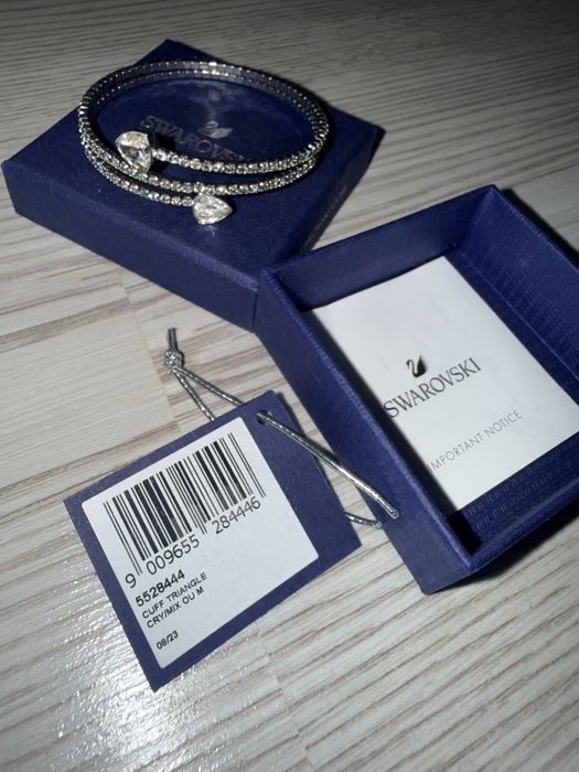 Brațară Swarovski Originala cu inimi