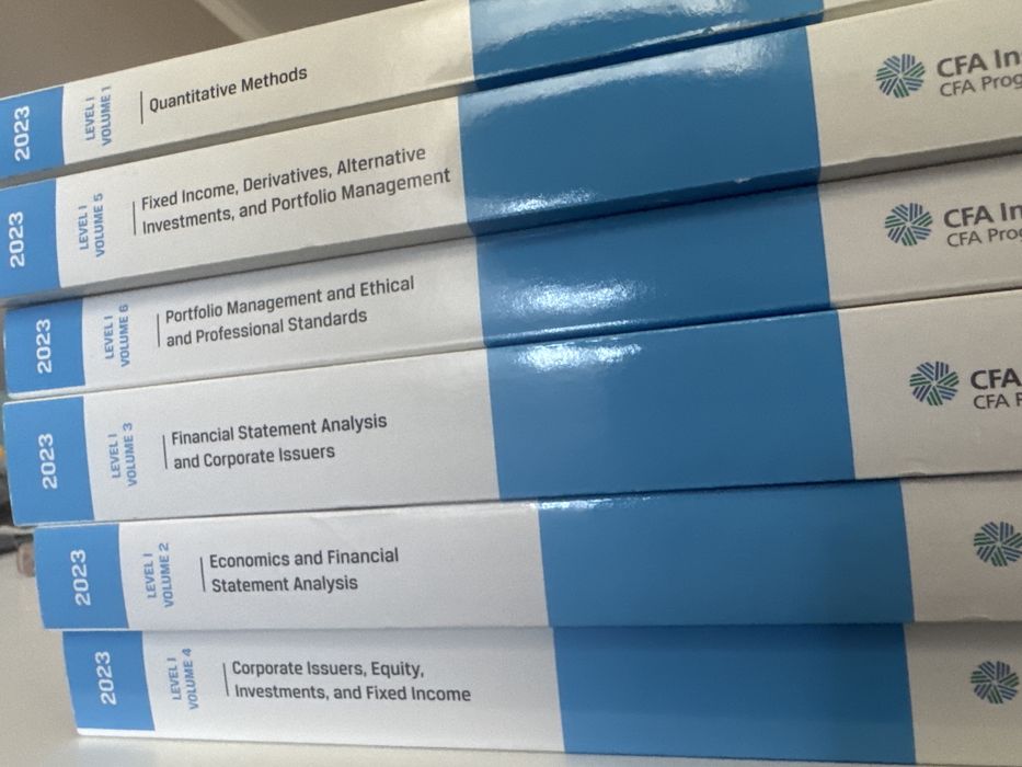 CFA книги Level 1 2023