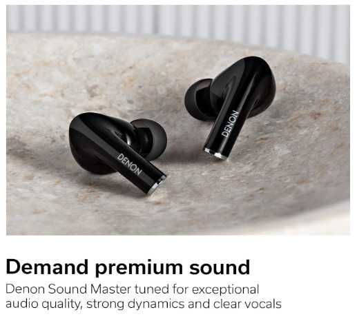 Безжични слушалки DENON AH-C830NCW, активно шумопотискане