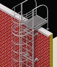 Пожарный лестница