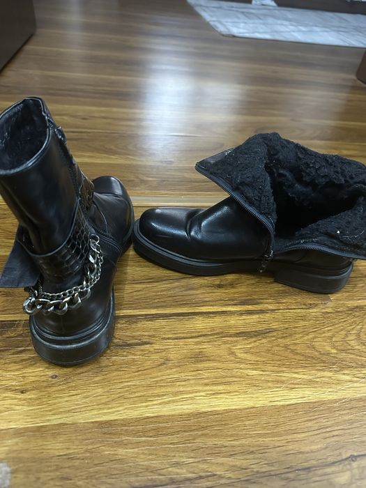 Утепленные полусапожки