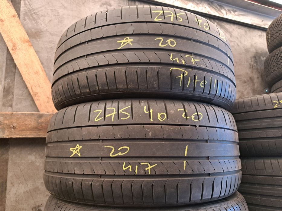 4 anvelope 275/40 R20 Pirelli omologare BMW