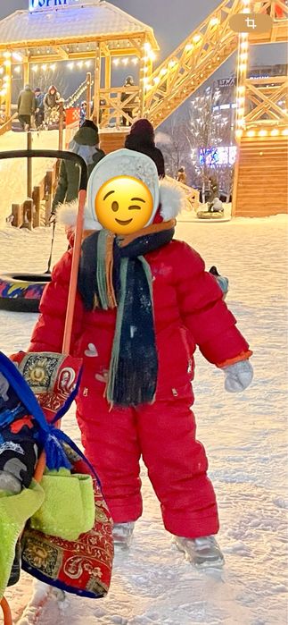 Детская куртка с комбинезоном.