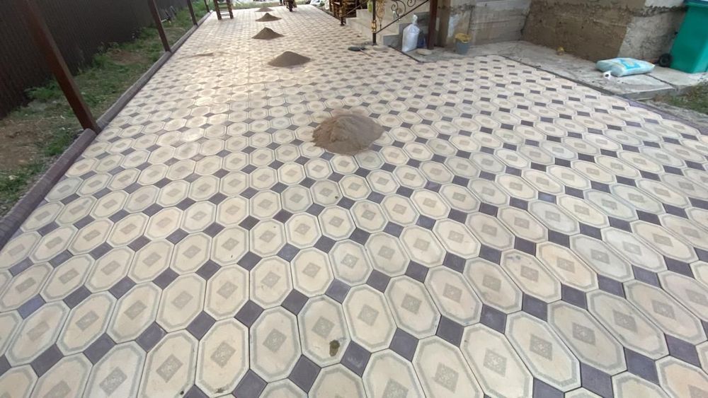 Укладка брусчатки