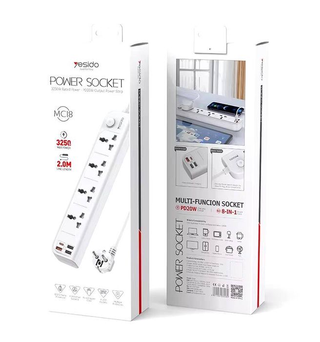 Удлинитель сетевой Hoco orginal / Доставка 24/7