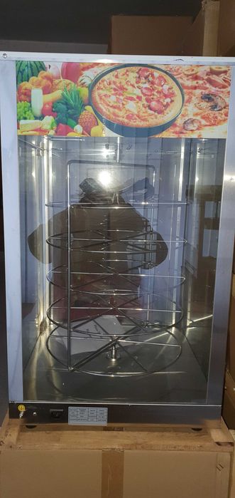 LICHIDARE Vitrina calda pizza 5etaje rotire automata TRANSPORT GRATUIT
