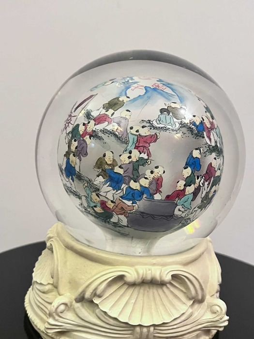 Bibelou statueta cristal MURANO Italia bibelouri picat manual ieftin