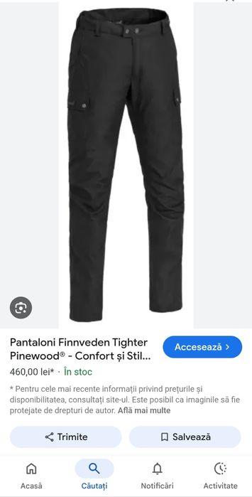 Pantaloni PINEWOOD Finnveden Tighter 5088 munca vânătoare Nr 58 Suedia