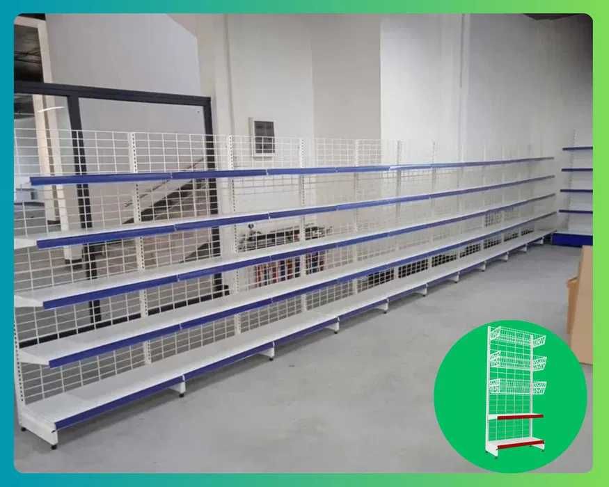 Стеллажи и полки, торговое оборудование для магазина
