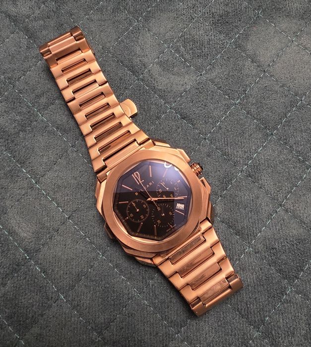 Bvlgary chronograph gold